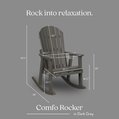 Berlin Gardens Comfo Back Rocker