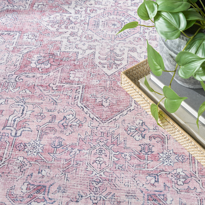 Tapis rose Bungalow Bungalow Rose, Rectangle 6 pi x 9 pi