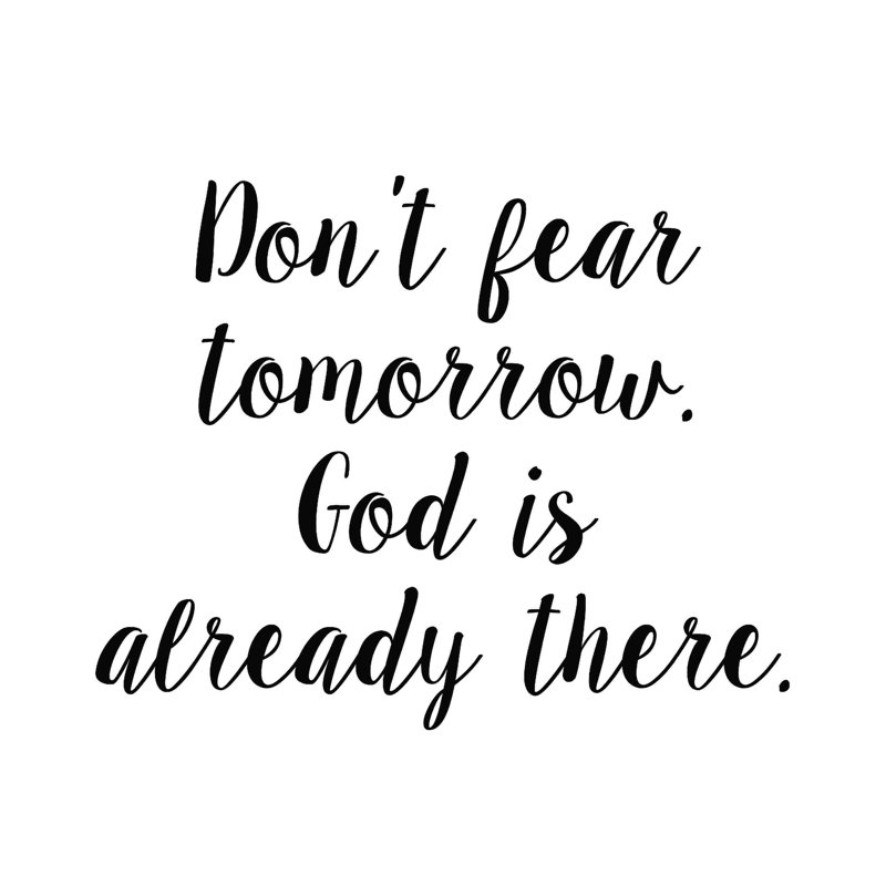 «Don't Fear», art textuel sur toile tendue, L 12 po x H 12 po