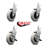 4-Piece Rubbermaid Caster Set