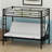All-in-One Metal Bunk Bed, Multi-Function Design