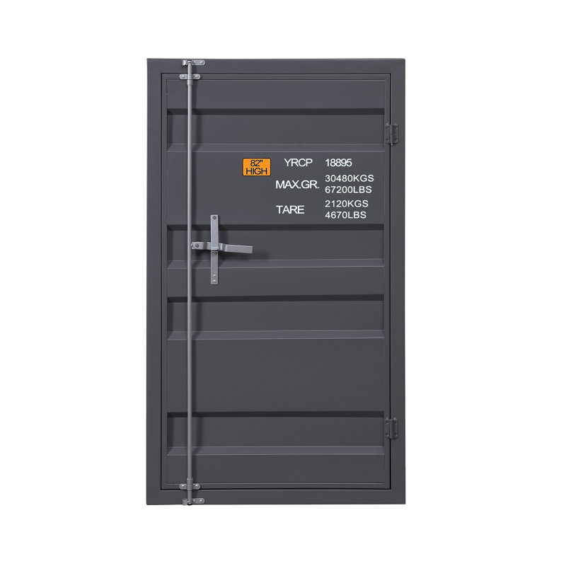 Cargo Gunmetal Finish Chest, Gunmetal