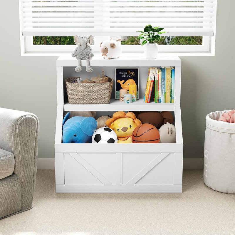 81.5cm H x 80cm W Bookcase, White