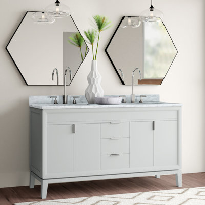 Ensemble de meuble-lavabo double 61 po Emma