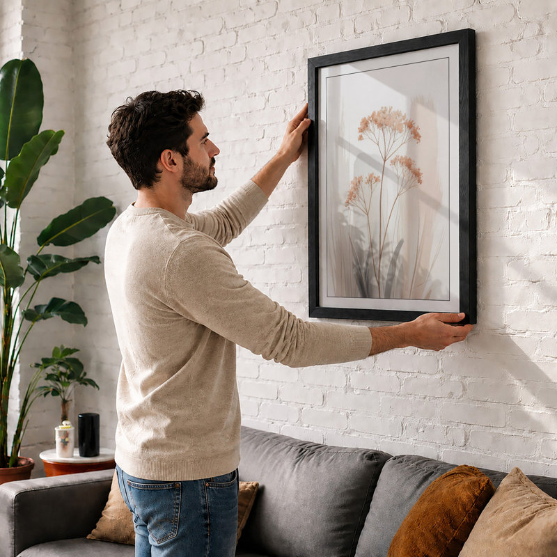 Delicate Seed Heads Botanical - Framed Print, Unframed, A1 - 84.1 x 59.4 cm