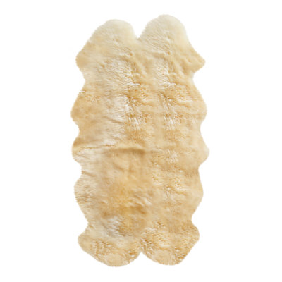 Tapis beige en peau de mouton Chatterton