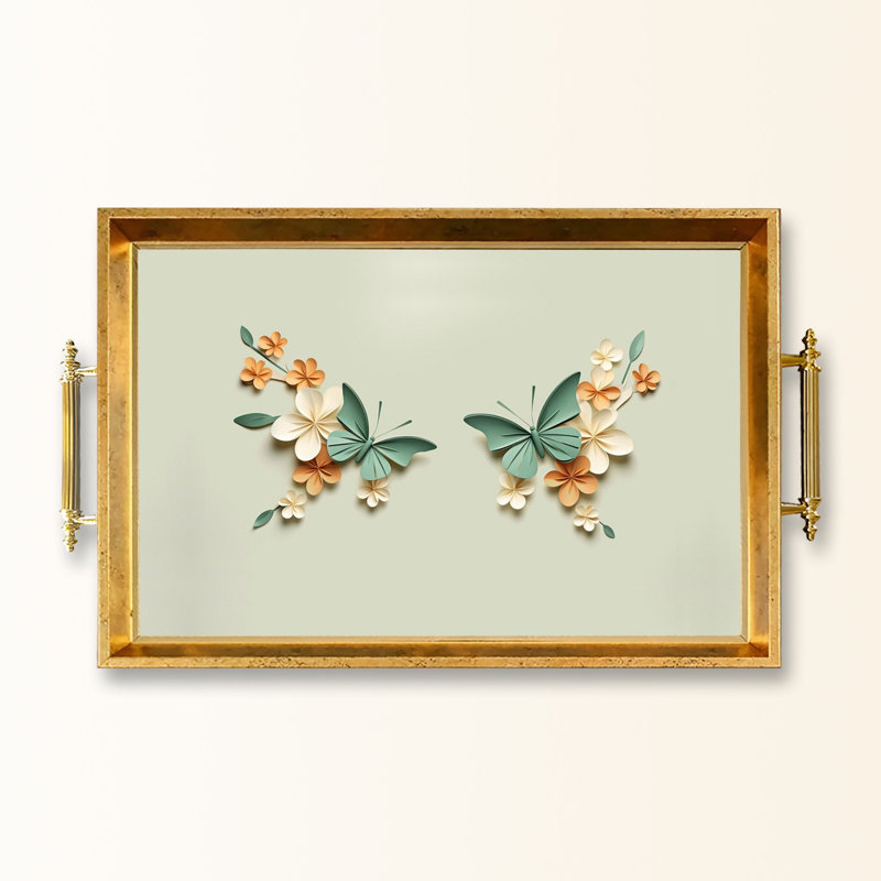Élégant plateau en verre de 19,7 po x 11,4 po x 1,4 po | Fabrication 100% verre durable | Facile à nettoyer avec un chiffon humide | Idéal pour le service, la présentation décorative et l'organisation | Ajout élégant à la décoration intérieure