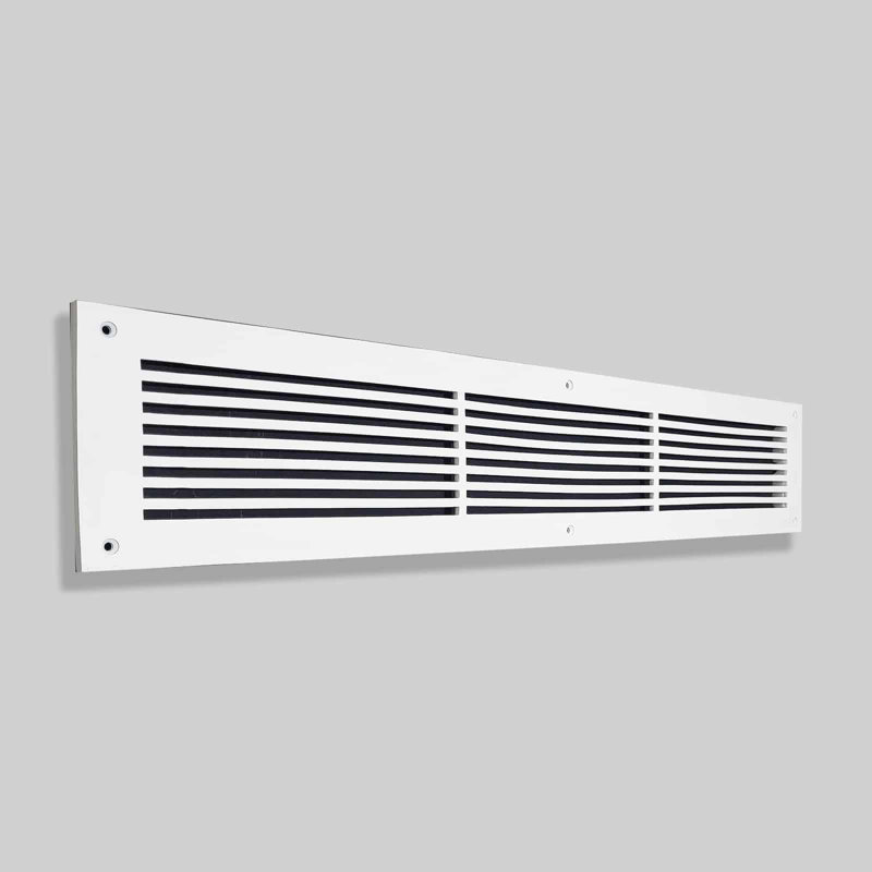 Couvercle d'évent mural en métal Linear Design, Blanc