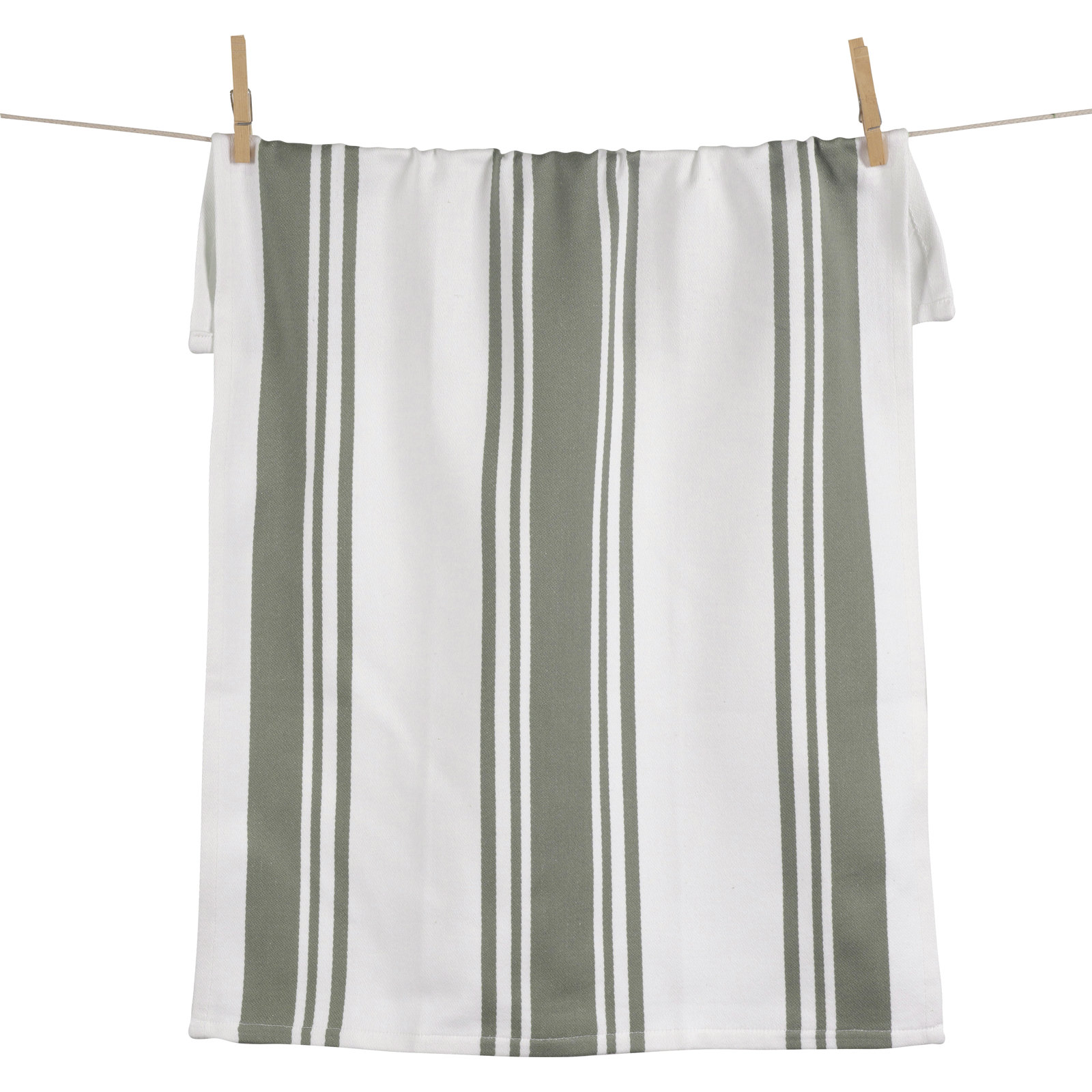 Geometric Kitchen Linen Set, Agave