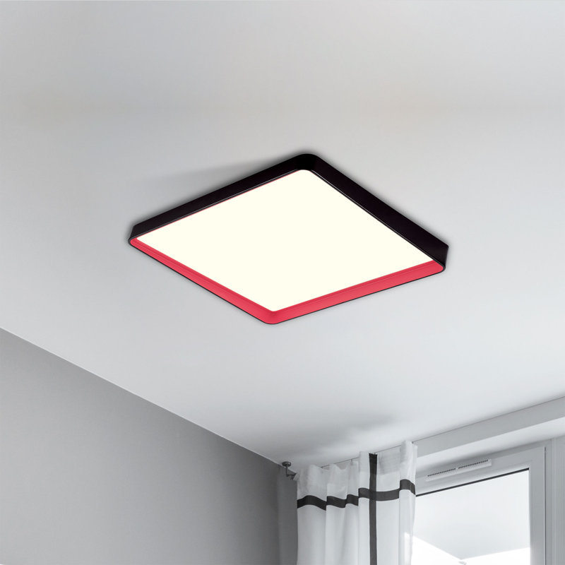 Plafonnier encastré 1 lumière DEL 23,7 po, H 2,8 po x l 23,7 po x P 23,7 po