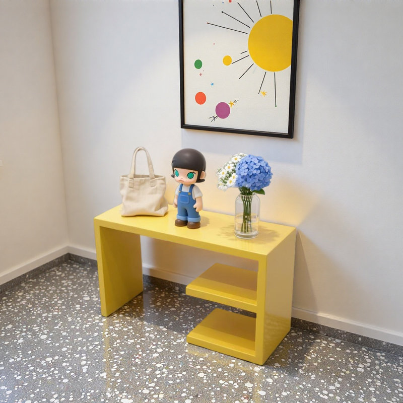 Table de présentation exquise dans le magasin de vêtements, H 29,53 po x l 23,62 po x P 15,75 po