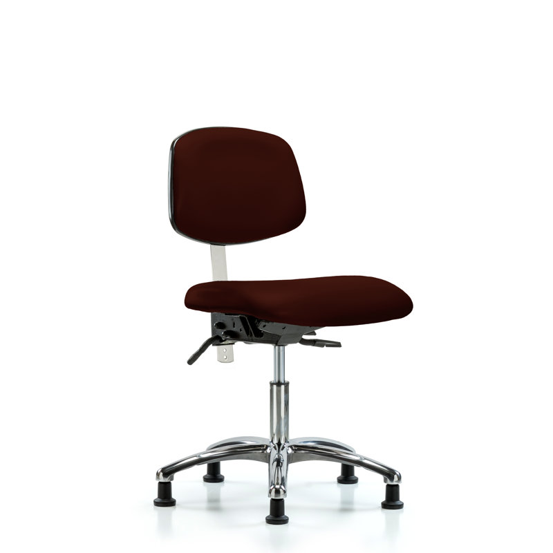 Chaise de travail Koa, Bourgogne, Patins, Inclus