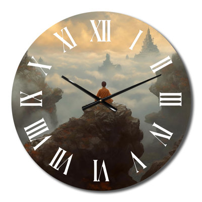 Horloge murale bouddhiste