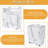 Wall-Mounted Folding Dining Table With Storage-120785722