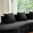 Sectional Sofas Modern Curved 5-Seater Velvet Couch for Living Room Apartment | Velvet | Standard-1594857027