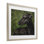 Portrait de lévrier noir, reproduction sous verre encadrée, conception par George Dyachenko