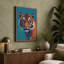 Tiger's Gaze Modern - Wrapped Canvas-12401300-12401298