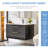 30" Floating Wall Mount Single Bathroom Vanity with Ceramic Sink Top-777885075
