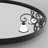 Alauni Metal Round Wall Mirror,Decorative Mirror for Bathroom,Entryway,Hallway -1300406101-1300406102