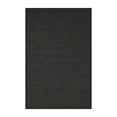 Tapis contemporain noir