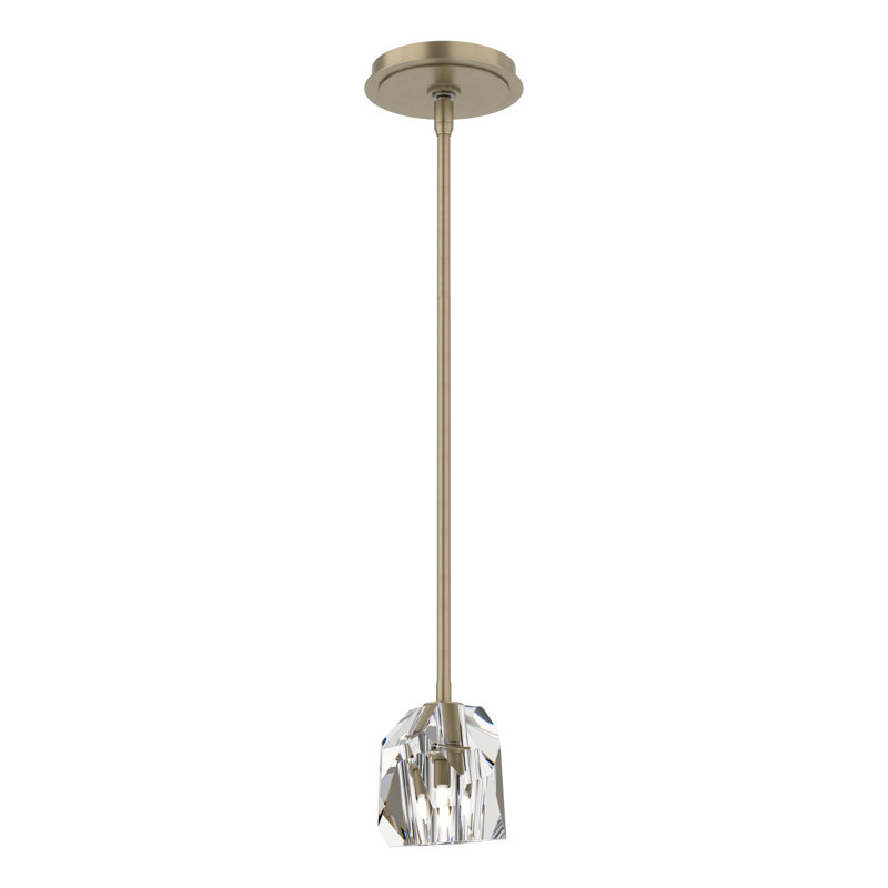 Gatsby 1 - Light Single Geometric Pendant, Soft Gold