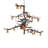 Aubra 18 - Light Dimmable Geometric Chandelier