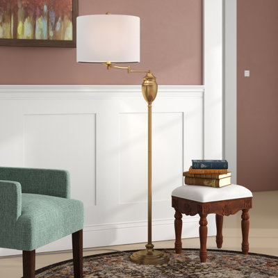 Galindo 60 " Swing Arm Floor Lamp