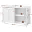107cm Multifunctional Sideboard with Concealed Storage-938676090