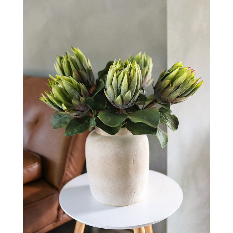 Green King Protea 23.5", Green