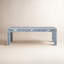 Vivienne Bone Inlay 47.5"W Bench