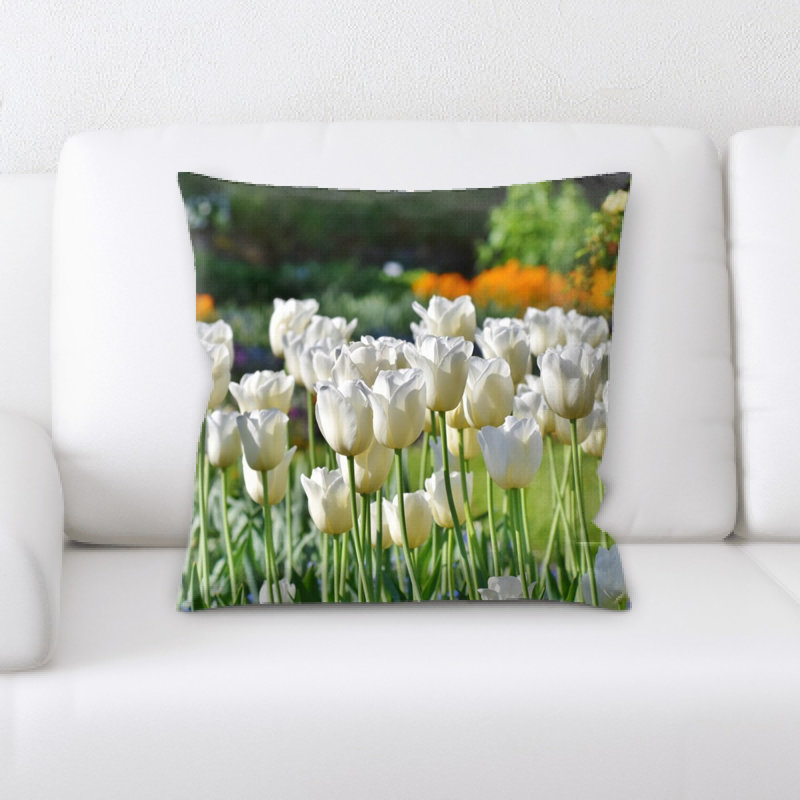 Coussin de tulipes