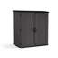 Remise de rangement verticale en résine avec portes doubles l 70,5 po x P 44,25 po Suncast, fabriquée aux États-Unis
