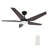 52" Smart Ceiling Fan with Remote, LED Light kit, DC Motor, Downrod Included.