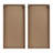 Two-tone 2-piece Wood Panel Wall Decor Set