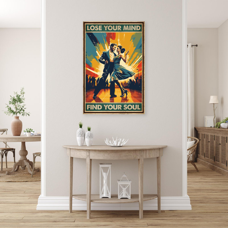 «Couple Dance Lose Your Mind On», impression sur toile, H 36 po x l 24 po x P 1,25 po
