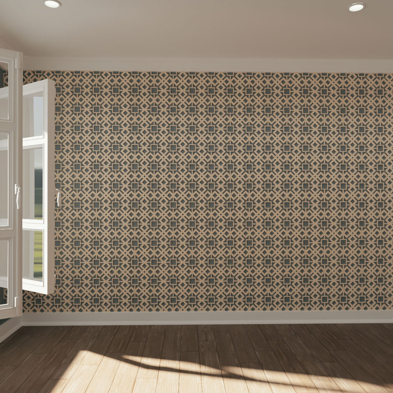 Panneau mural 3D 7,375 "x 7,375", Chêne, H 7,375 po x l 7,375 po