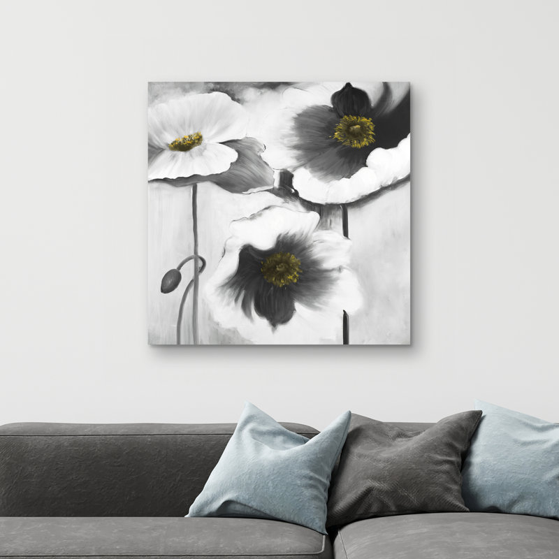 flowers - 32"x32" art on canvas