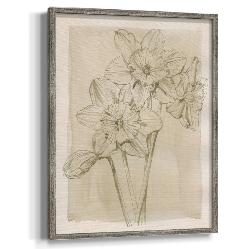«Spring Promises II», reproduction encadrée - bois massif, H 11 po x l 9 po