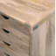 Paquette 50cm W Solid Wood Bedside Table