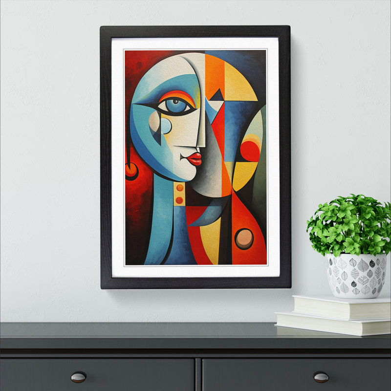 Pablo Picasso No.3 Framed Print, Black Framed, 34cm H x 25cm W x 2cm D