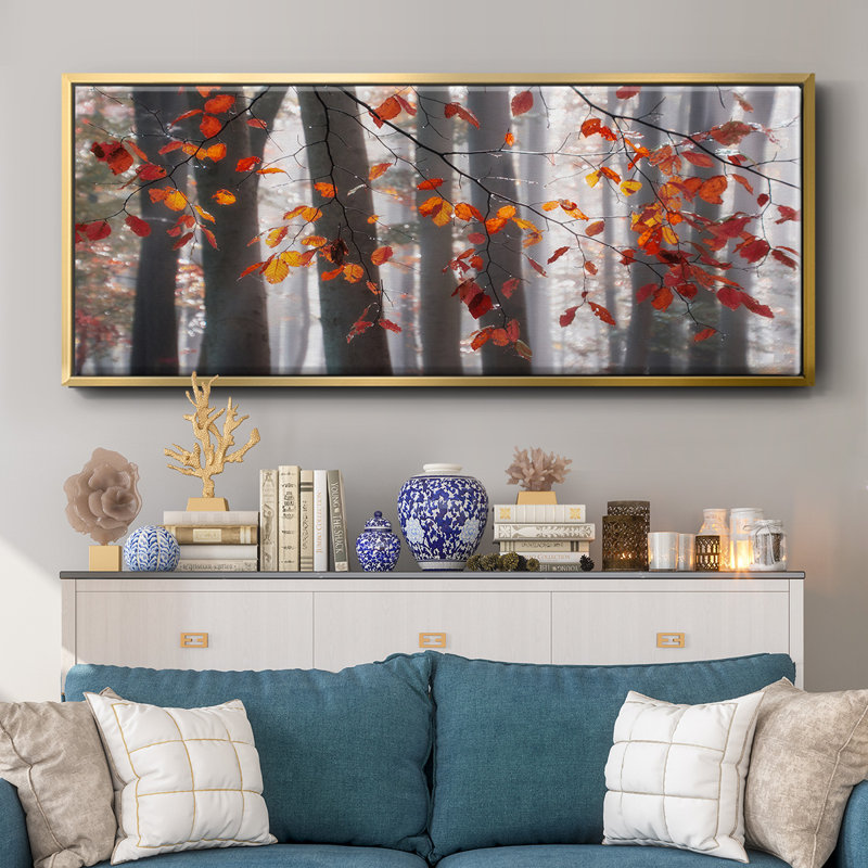 Falling Moments - Toile encadrée, H 20 po x l 50 po