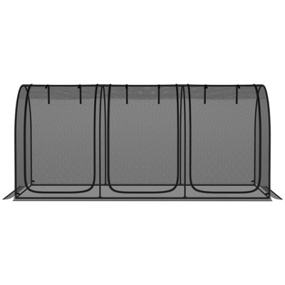Crop Cage Plant Protection Tent With Zippered Doors And Ground Stakes For Garden Protection | Gift Idea