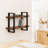 Urbana Solid Wood 2 Tier Wall Mounted Shelves-751229280