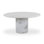 Oranda Round Marble Pedestal Dining Table