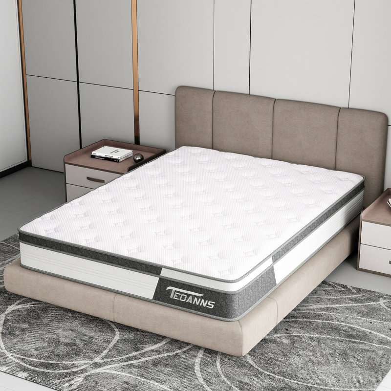 Blue Elephant Pillow Top Pocket Sprung Mattress, Double (4'6)