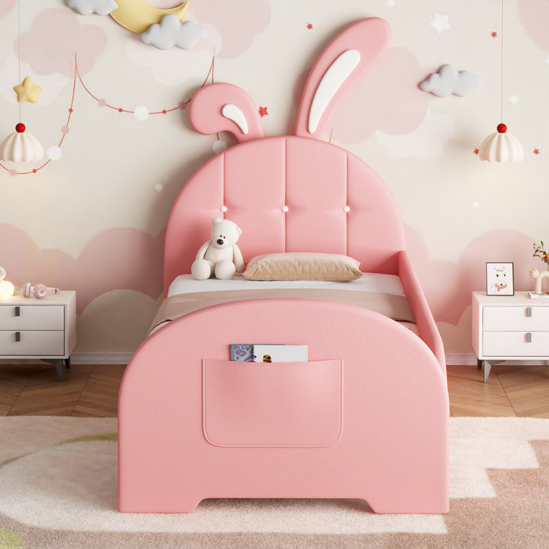 Single (3') Bed Frame, Pink