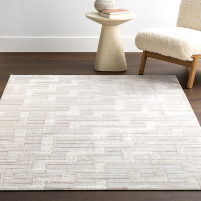 Cailin Modern Geometric Machine Washable Area Rug