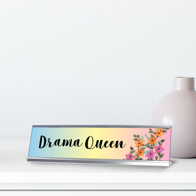 Drama Queen Nameplate