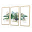 Winter Forest Landscape Nature Scene - Country, ensemble d'art mural sur toile encadré de 3-379959122-379959132