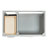 37'' Single Bathroom Vanity with Carrara Marble Top-93359255